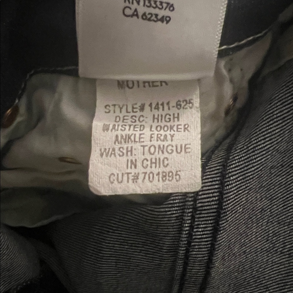 MOTHER High Waisted Looker Ankle Fray Jeans - Picture 11 of 11